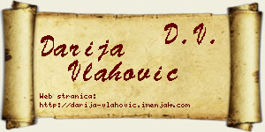 Darija Vlahović vizit kartica